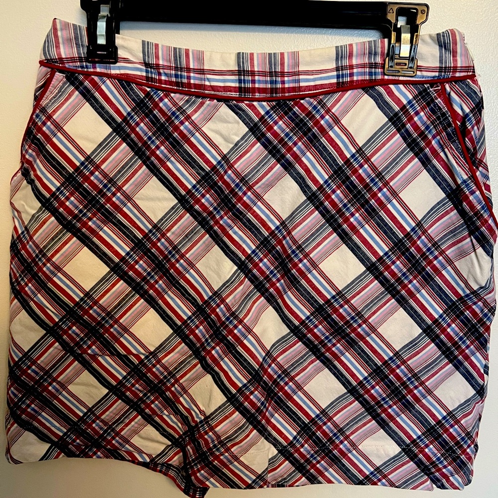 Karen Scott Plaid Skort - Picture 1 of 7